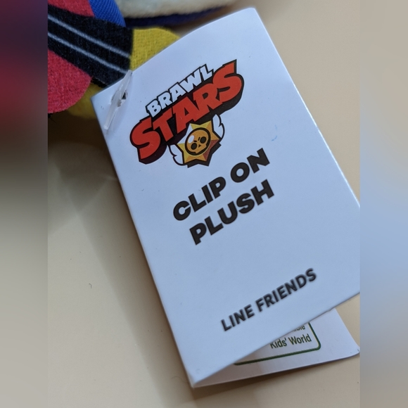 Trio of BRAWL STARS Clip on Plush keychain, backpack, or purse charms - Picture 4 of 11